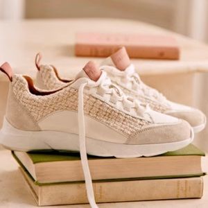 Sezane Sama sneakers in multi Ecru size 7 (38)
